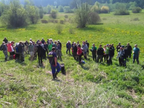 brigáda - čistenie PR Meandre Hrona od odpadu